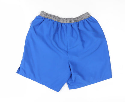 Trespass Boys Blue Swim Shorts, Size 11, Lightweight, Elastic Waist