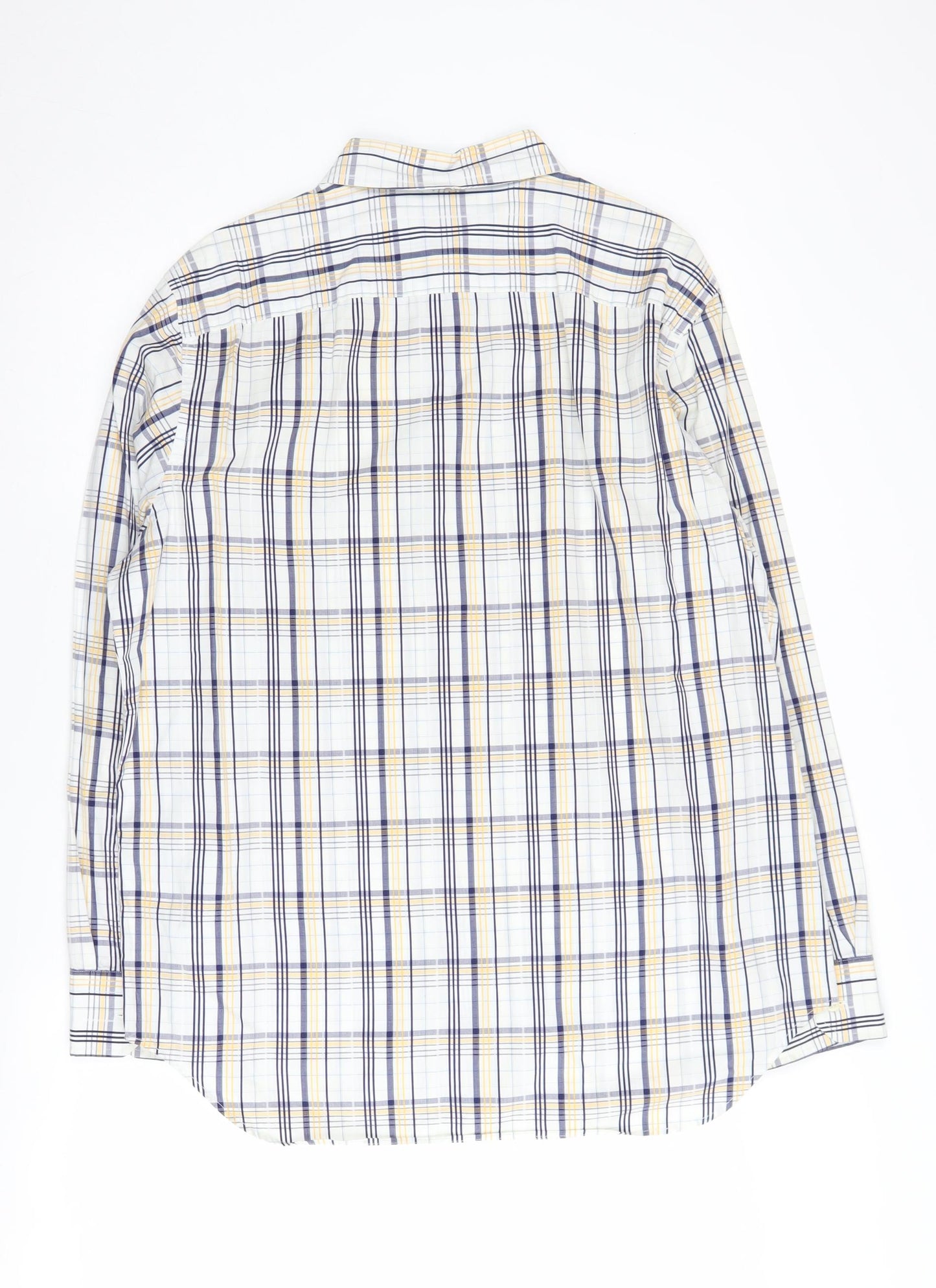 Banana Republic Men's Multicoloured Plaid Shirt L