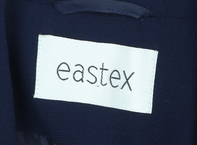 Eastex Women's Blue Suit Jacket Size 14 Classic Workwear