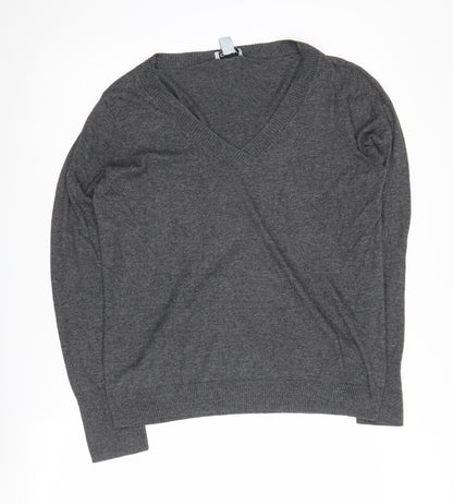 DKNY Men's Grey XL Pullover V-Neck Jumper