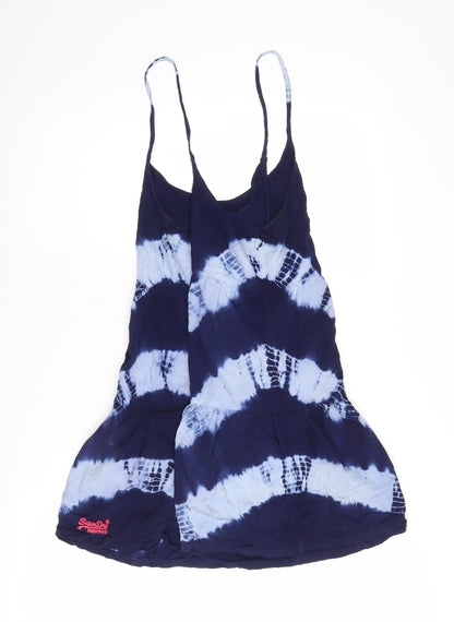 Womens UK Size L Superdry Blue Camisole Tank