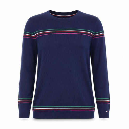 Womens UK Size XS Tommy Hilfiger Blue Pullover Jumper