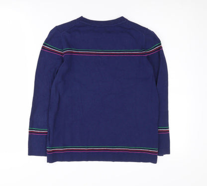 Womens UK Size XS Tommy Hilfiger Blue Pullover Jumper