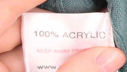 Honor Millburn Women's Green Henley Jumper M