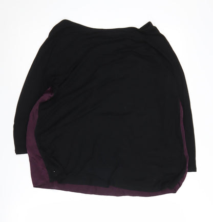 Laura Ashley Women's Purple Top, Size 12, Long Sleeve