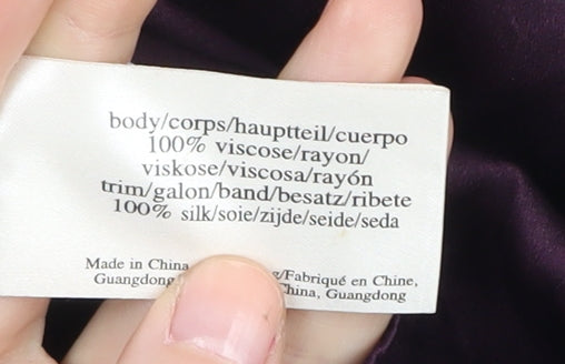 Laura Ashley Women's Purple Top, Size 12, Long Sleeve