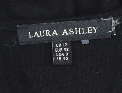 Laura Ashley Women's Purple Top, Size 12, Long Sleeve