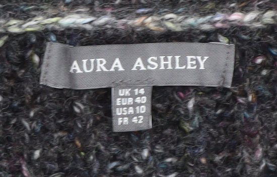 Aura Ashley Women's Grey Pullover Jumper Size 14