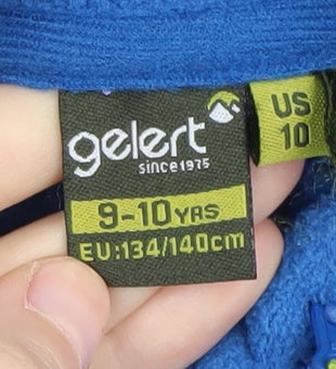 Gelert Boys Blue Fleece Jacket 9-10 Years Lightweight Outdoor