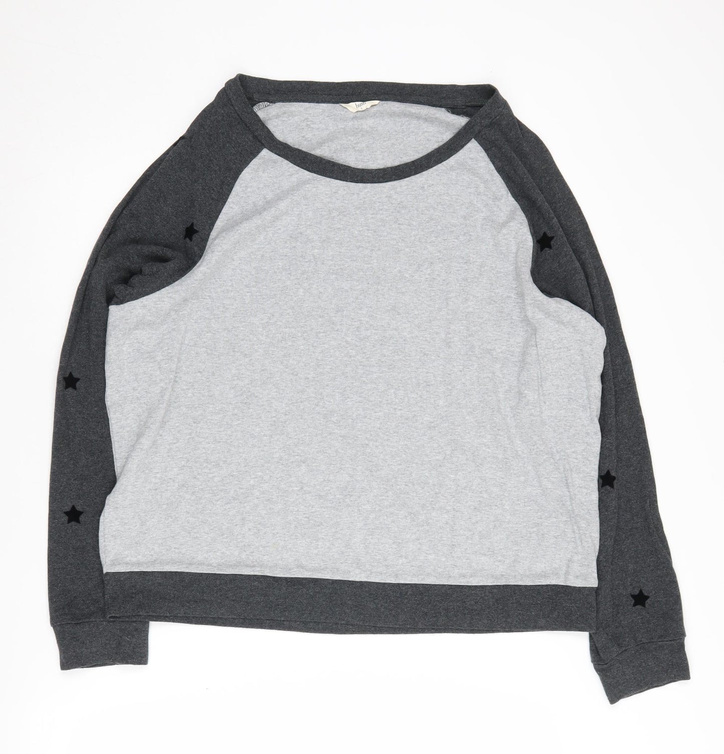 Hush Women's Grey Crew Neck Pullover Jumper L