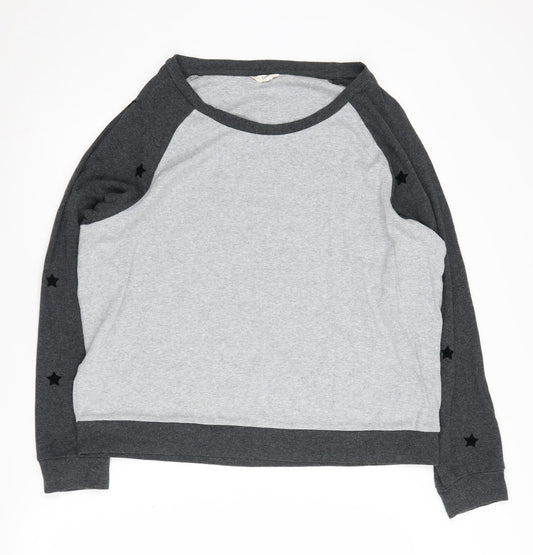 Hush Women's Grey Crew Neck Pullover Jumper L