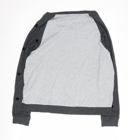 Hush Women's Grey Crew Neck Pullover Jumper L