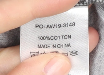 Hush Women's Grey Crew Neck Pullover Jumper L