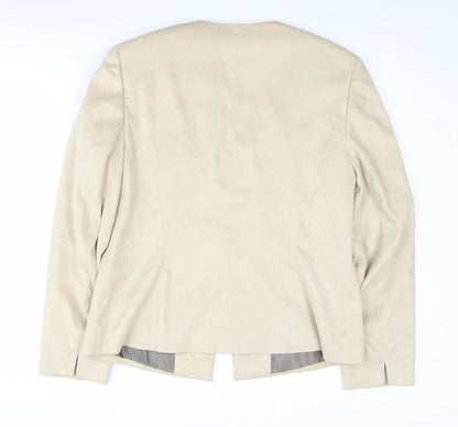 Jacques Vert Beige Women's Blazer Size 12
