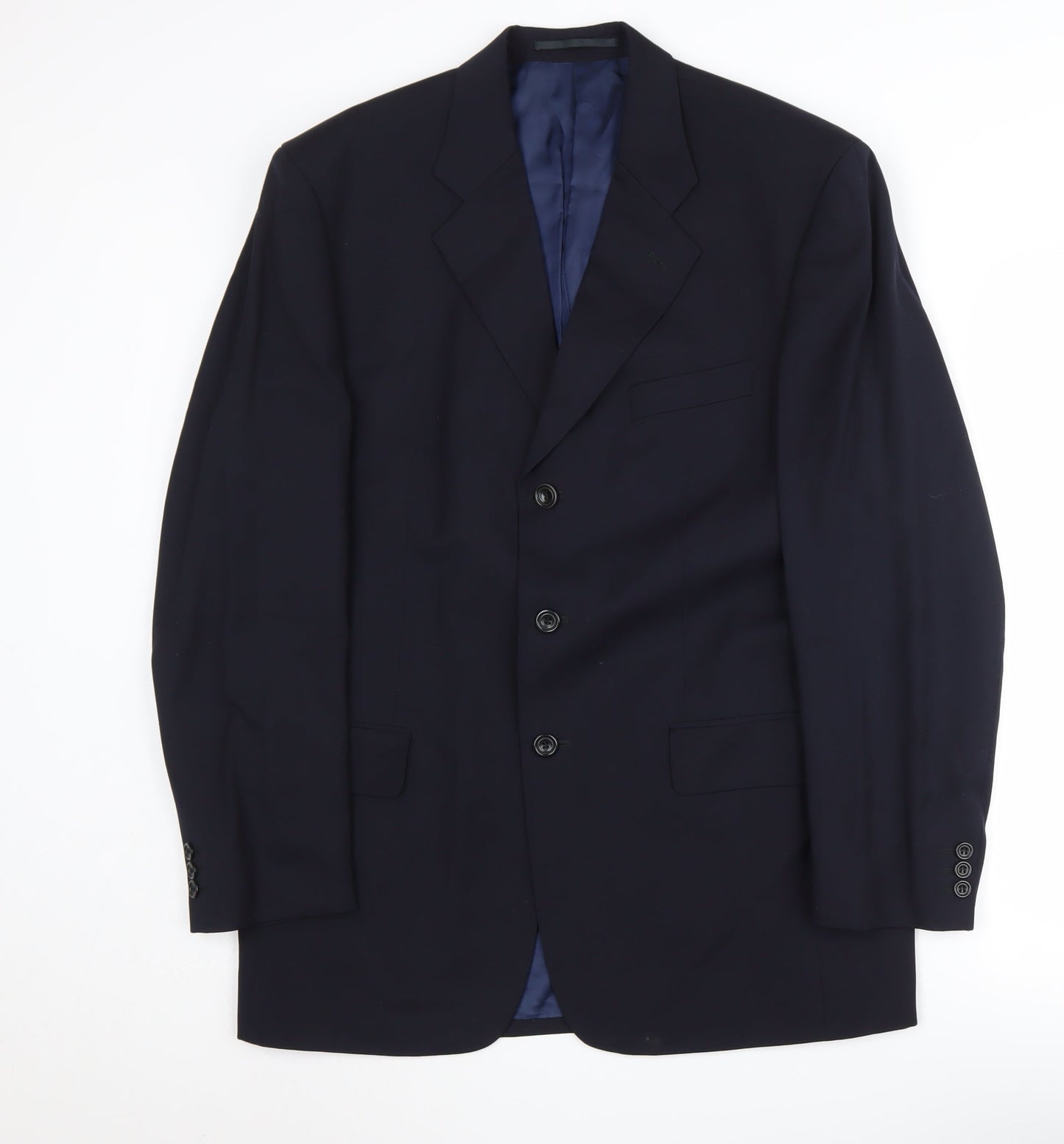 Austin Reed Men's Blue Regular Jacket 40R Wool