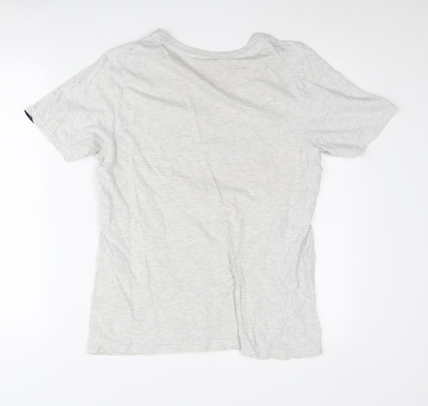 Tokyo Laundry Men's Grey V-Neck T-Shirt, M