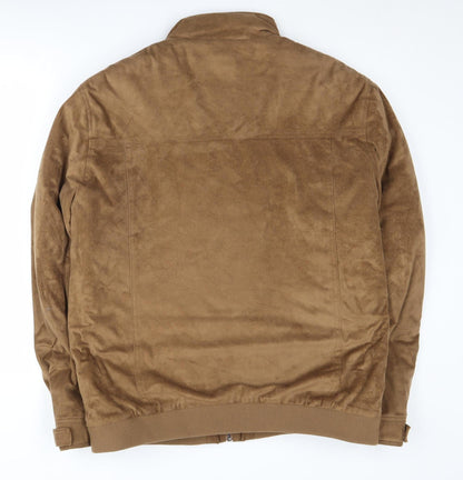 Atlas for Men Brown Mid-Length Jacket - M