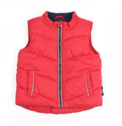 Next Red Unisex Baby Puffer Jacket 12-18 Months
