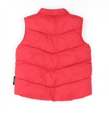Next Red Unisex Baby Puffer Jacket 12-18 Months