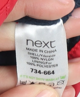 Next Red Unisex Baby Puffer Jacket 12-18 Months