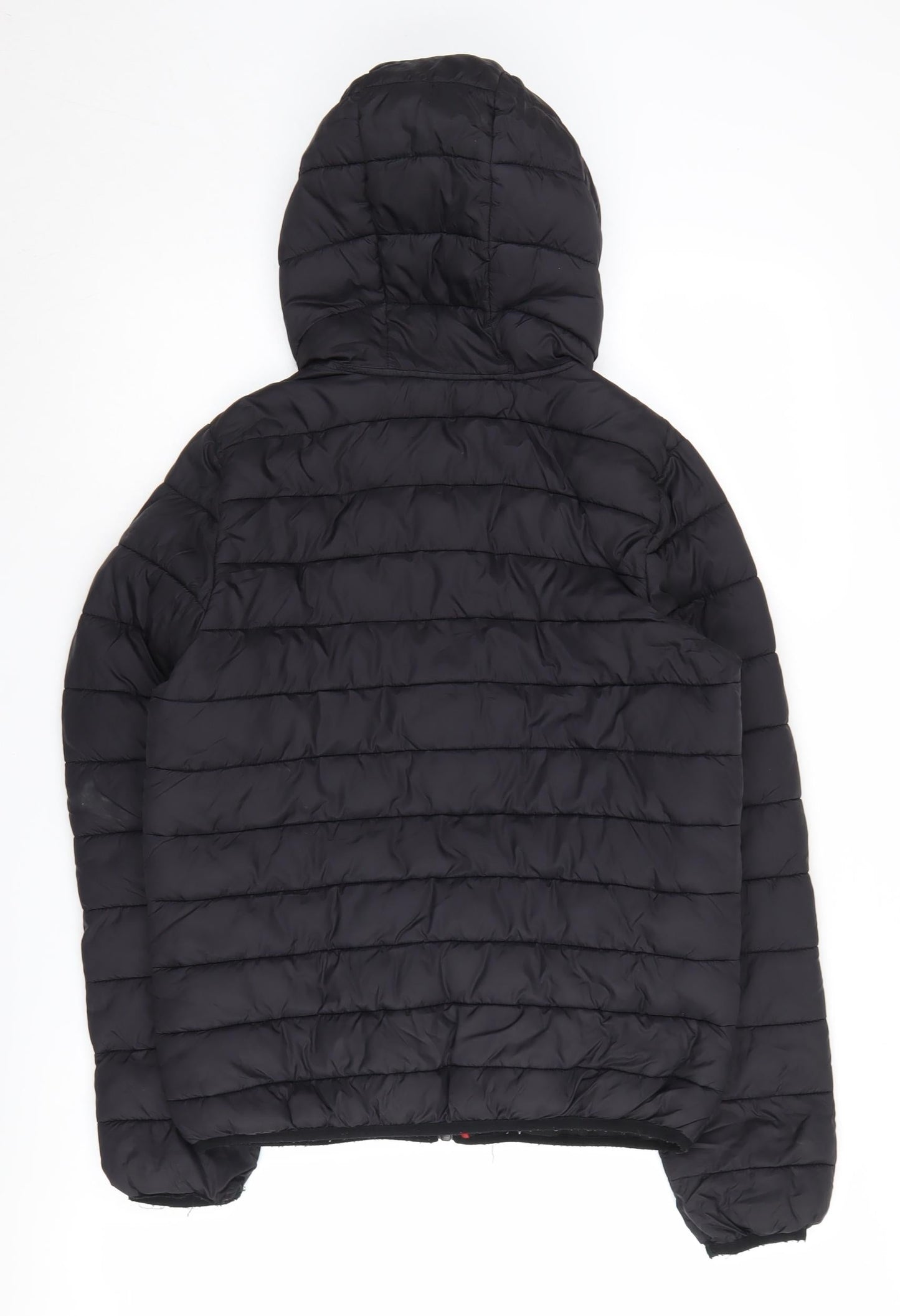 Next Boys Black Puffer Jacket 13 Years Hooded