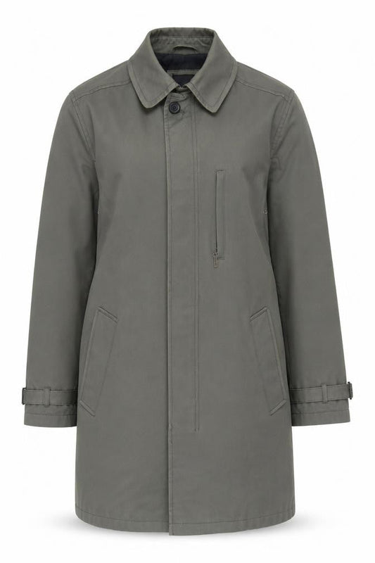 Womens UK Size M Jasper Conran Green Trench Coat