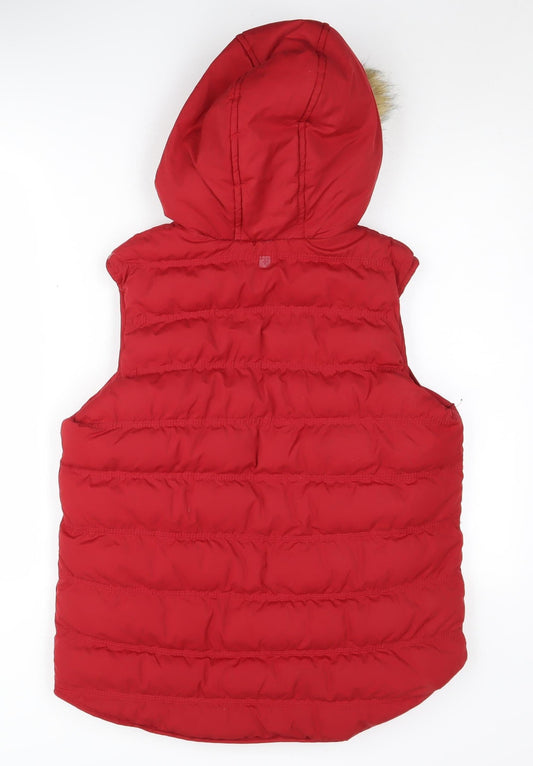 Mountain Warehouse Women's Red Hooded Waistcoat Size 12