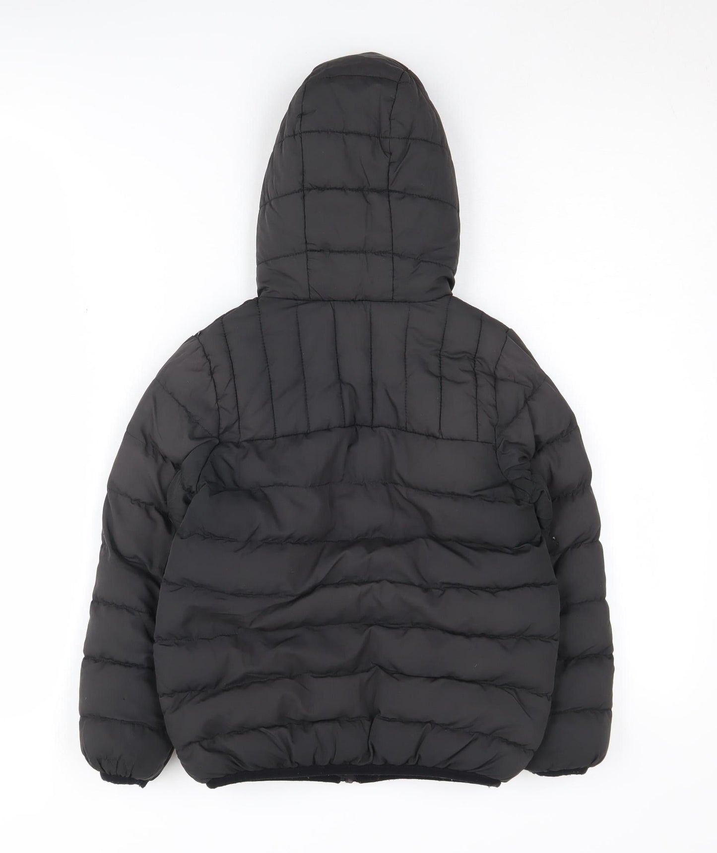 Next Boys Black Puffer Jacket 5 Years with Hood