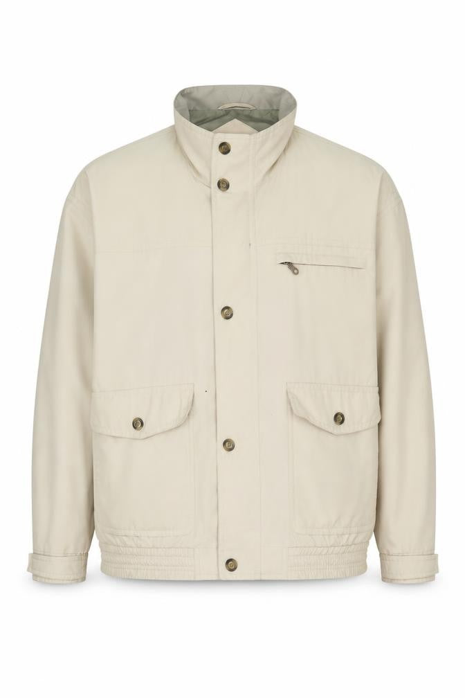 Mens UK Size 44 in Avanti Beige Basic Jacket