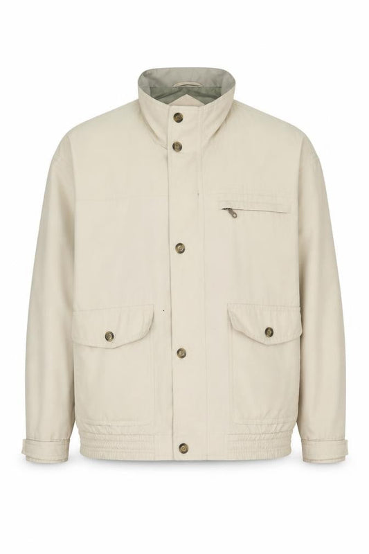 Mens UK Size 44 in Avanti Beige Basic Jacket