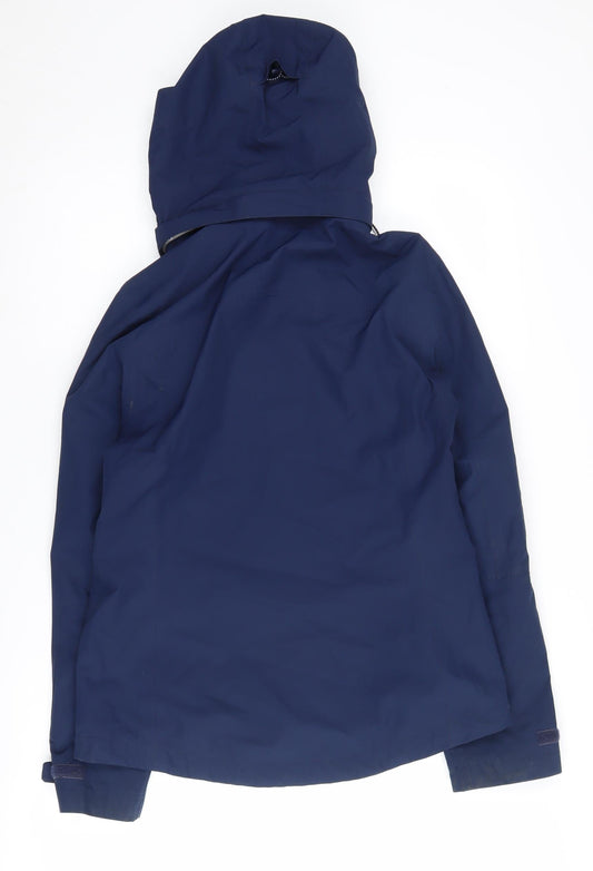 Womens UK Size 8 Marks and Spencer Blue Parka Coat