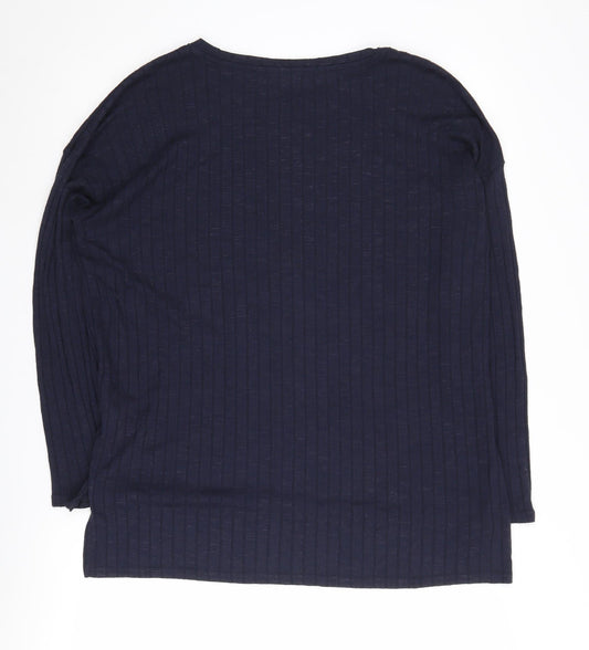 Womens UK Size M VERO MODA Blue Pullover Jumper
