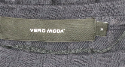 Womens UK Size M VERO MODA Blue Pullover Jumper