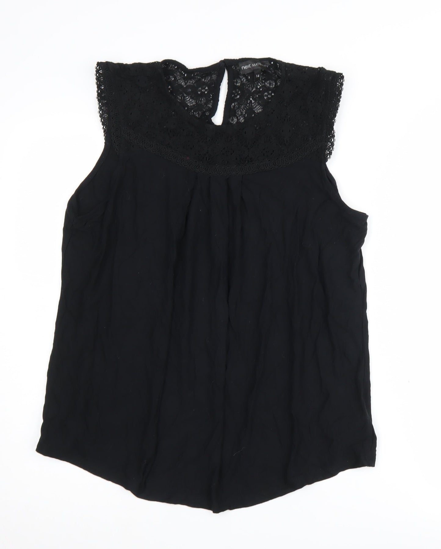 Womens UK Size 14 NEXT Black  Blouse