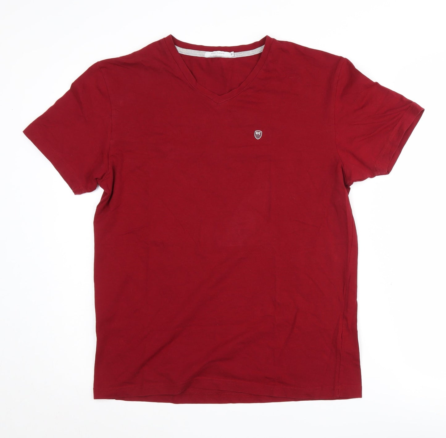 Octave Men's Red V-Neck T-Shirt M