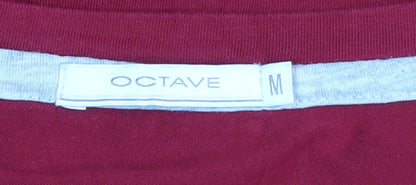 Octave Men's Red V-Neck T-Shirt M