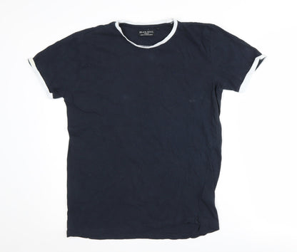 Mens UK Size S Brave Soul Blue  T-Shirt