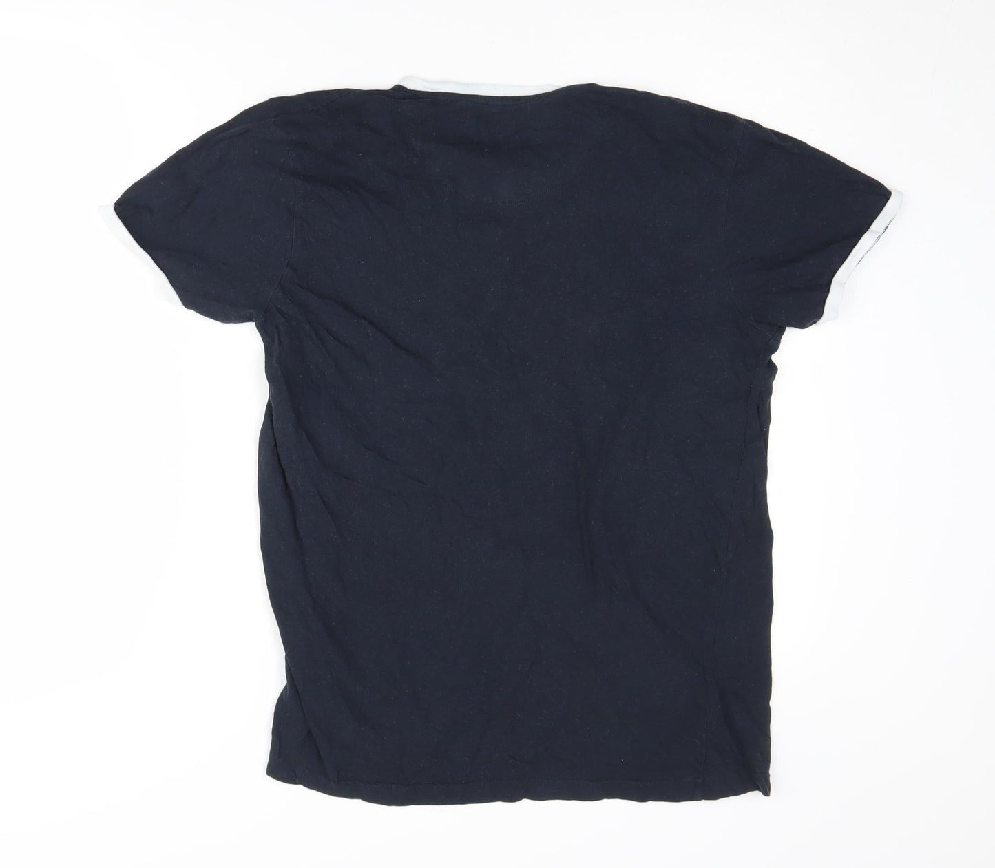Mens UK Size S Brave Soul Blue  T-Shirt