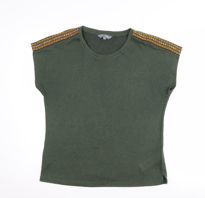 Womens UK Size 10 Principles Green  T-Shirt