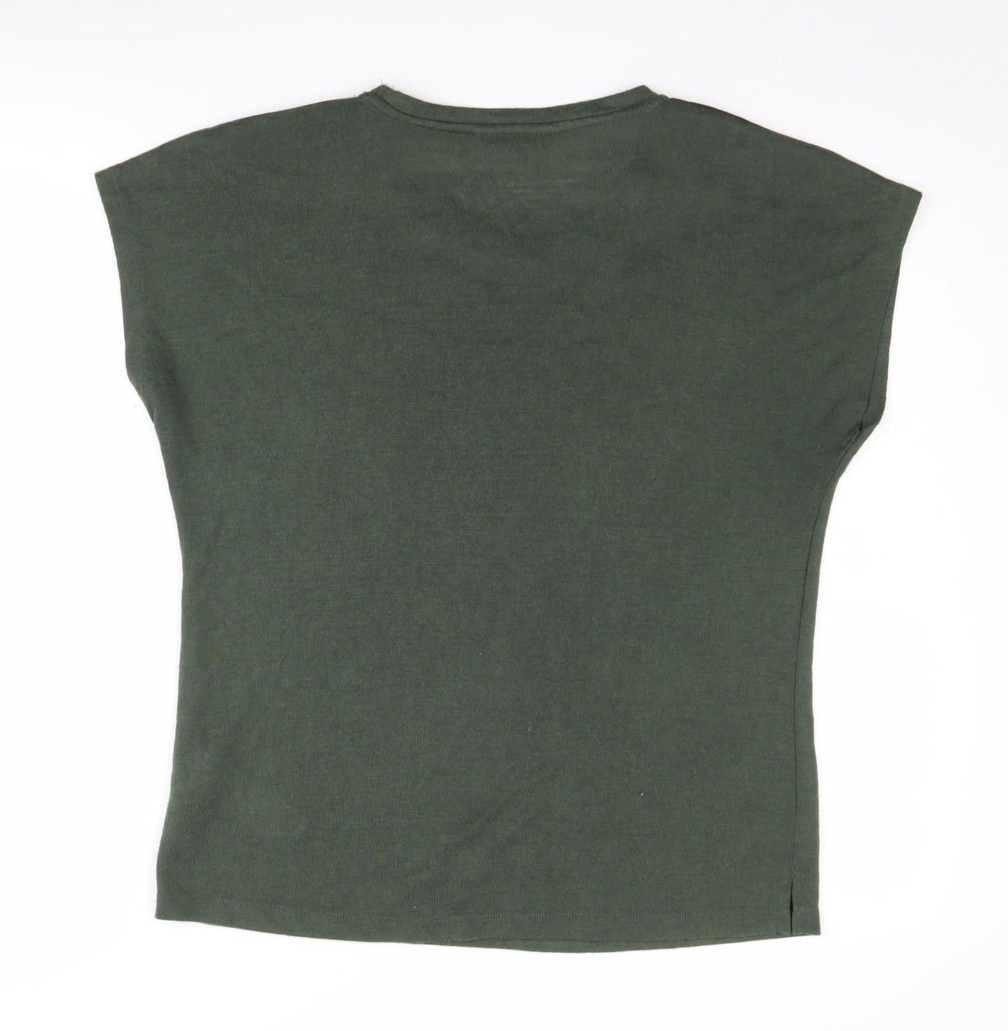 Womens UK Size 10 Principles Green  T-Shirt