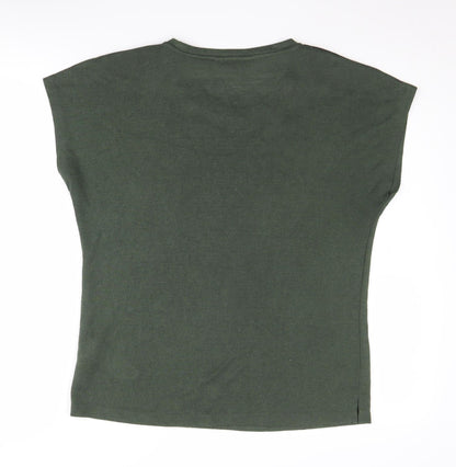 Womens UK Size 10 Principles Green  T-Shirt