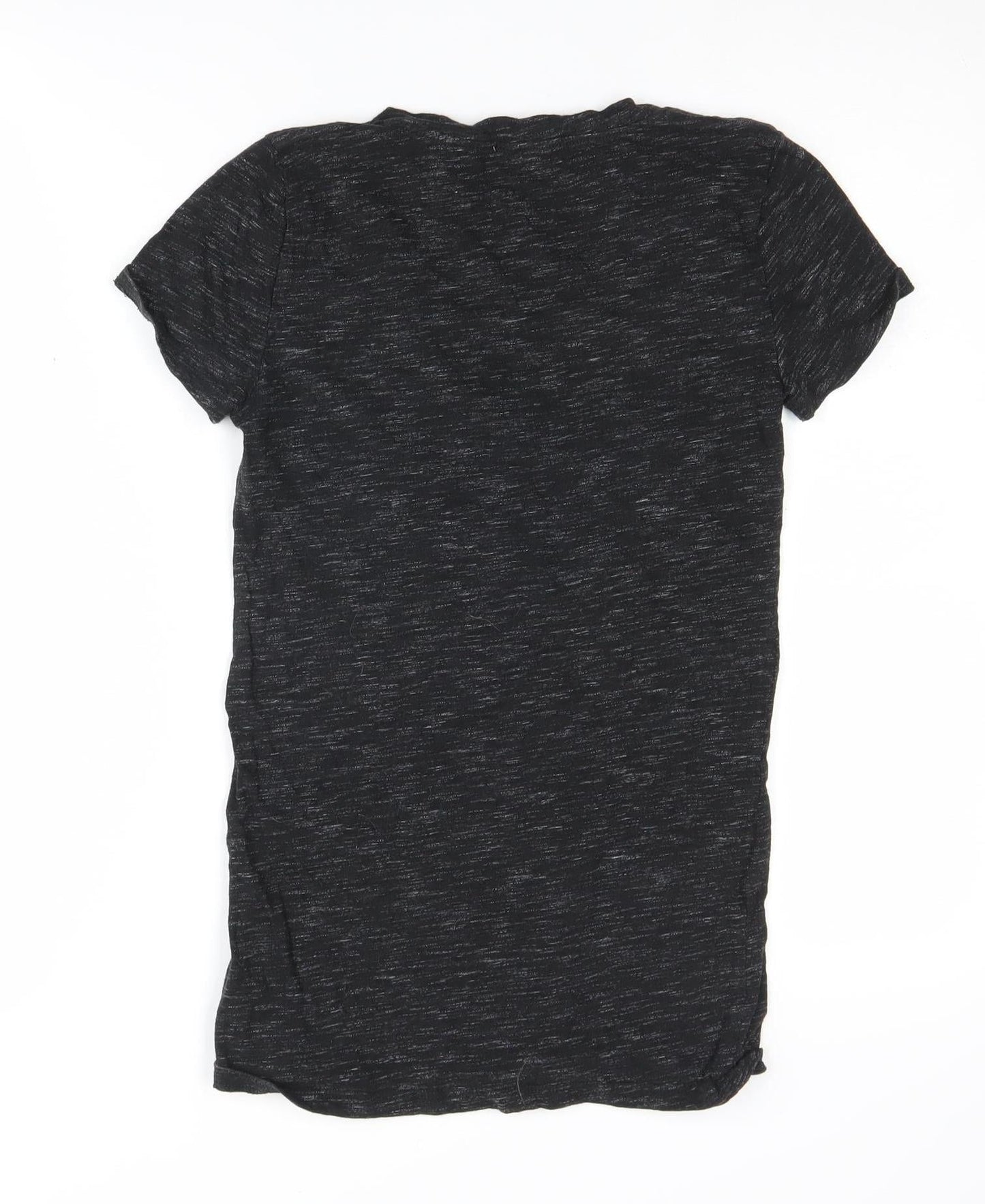 Womens UK Size XS Victoria's Secret Black Basic T-Shirt