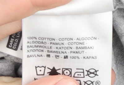 Levi's Men's Grey Graphic Print T-Shirt, Size S