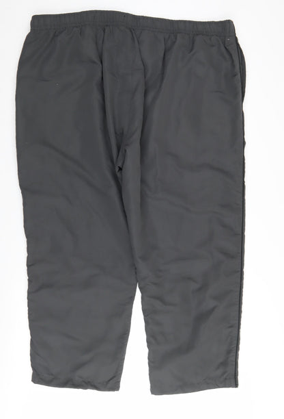 Capsule Men Grey Track Pants Size L Elastic Waist