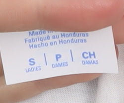 Port & Company Unisex Stitch T-Shirt, S, Black/White