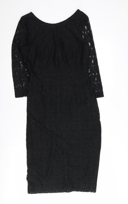 Dorothy Perkins Women's Black Sheath Dress Size 12