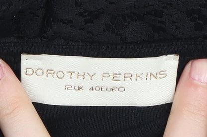 Dorothy Perkins Women's Black Sheath Dress Size 12