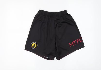 O'Neills Boys Black Athletic Football Shorts M