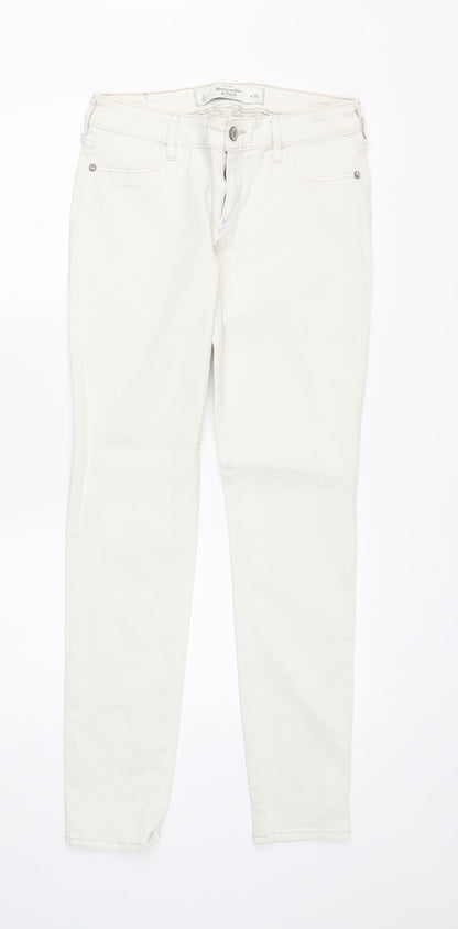 Abercrombie & Fitch Women’s Ivory Skinny Jeans Size 2