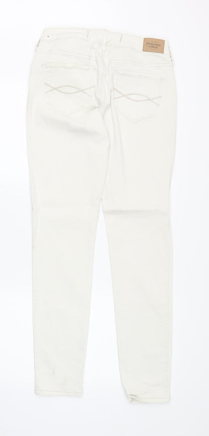 Abercrombie & Fitch Women’s Ivory Skinny Jeans Size 2
